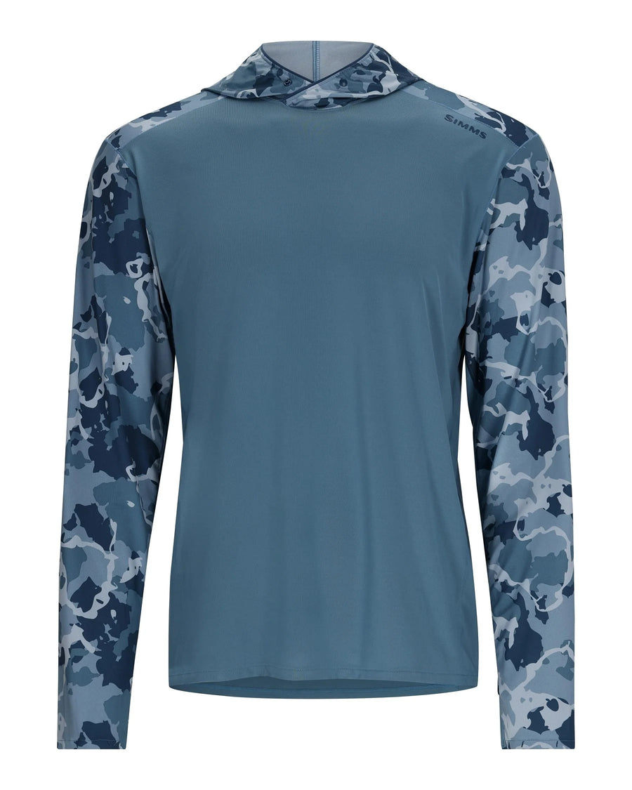 Simms M's Bugstopper® SolarFlex® Hoody - Neptune/Regiment Camo Neptune