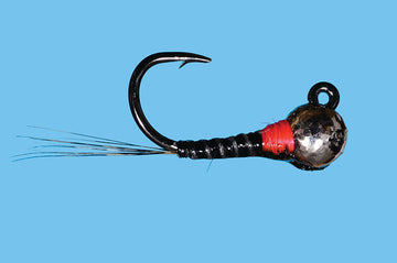 Solitude Flies - Tungsten Jig Perdigon - Black